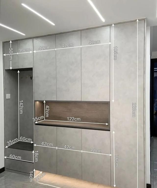 20款爆款入户柜设计，玄关颜值收纳双在线，大小户型都适配 - 家居知识