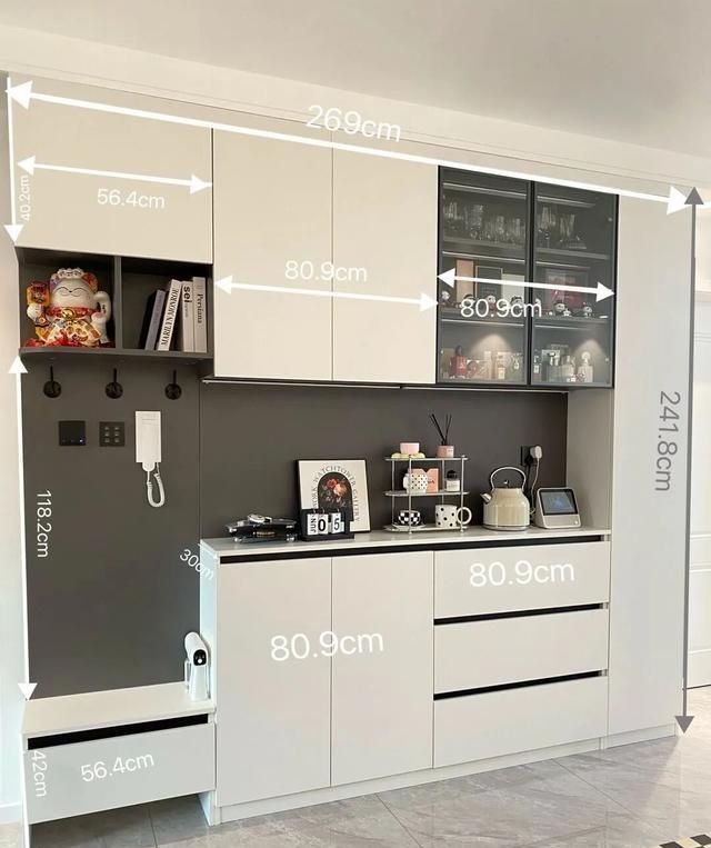 20款爆款入户柜设计，玄关颜值收纳双在线，大小户型都适配 - 家居知识