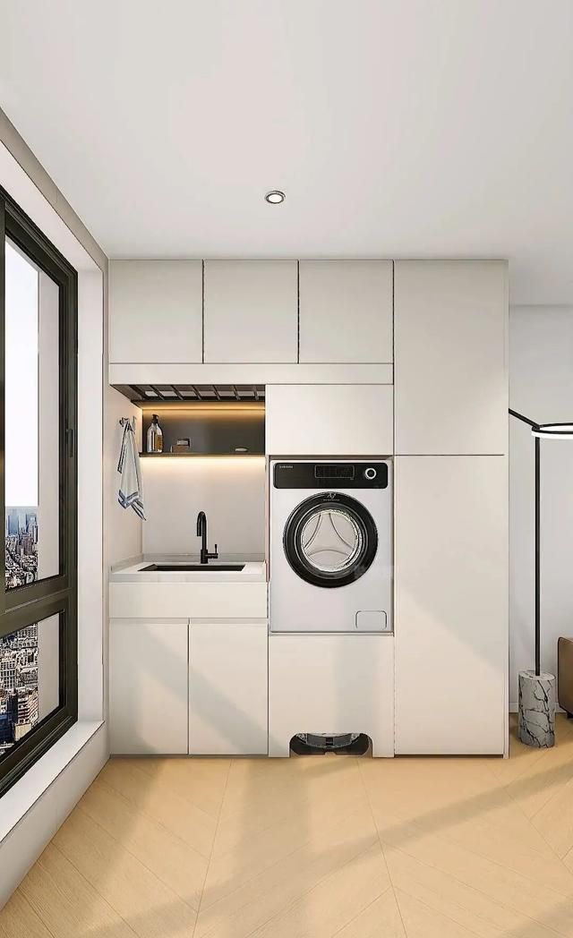 浙江发现一户人家的洗衣区，装法太先进了！堪称教科书式设计 - 家居知识