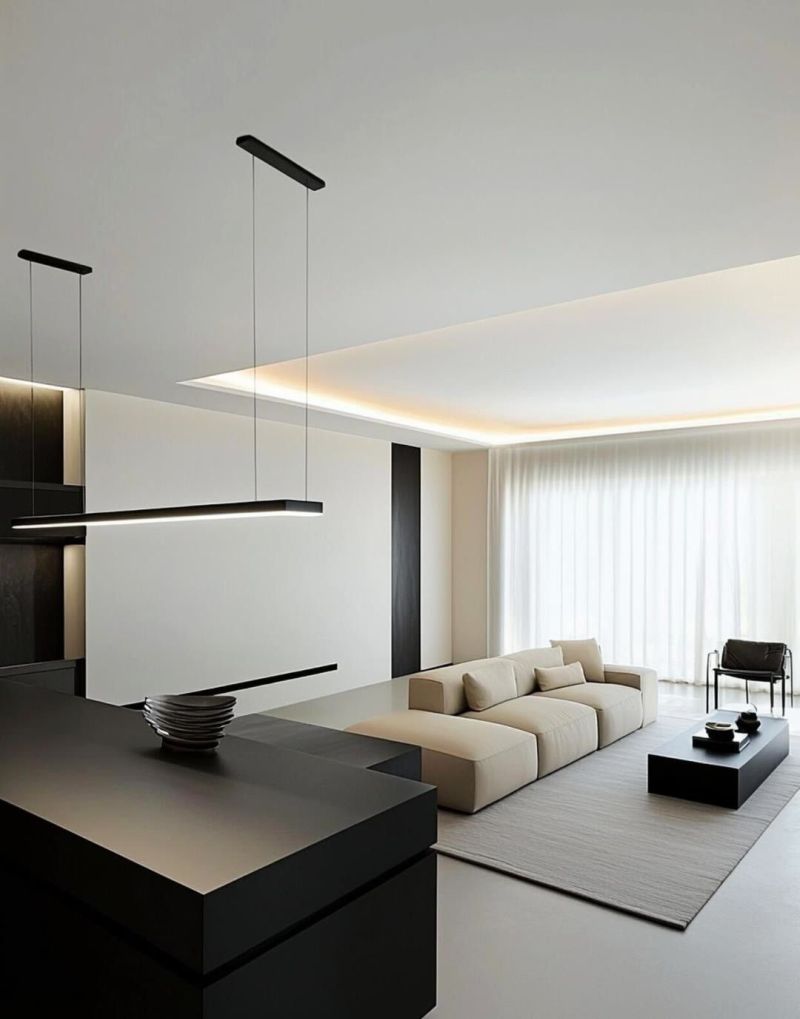 黑白极简风现代简约 - 家居知识