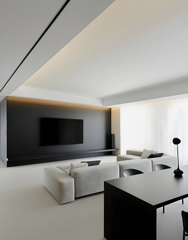 黑白极简风现代简约 - 家居知识