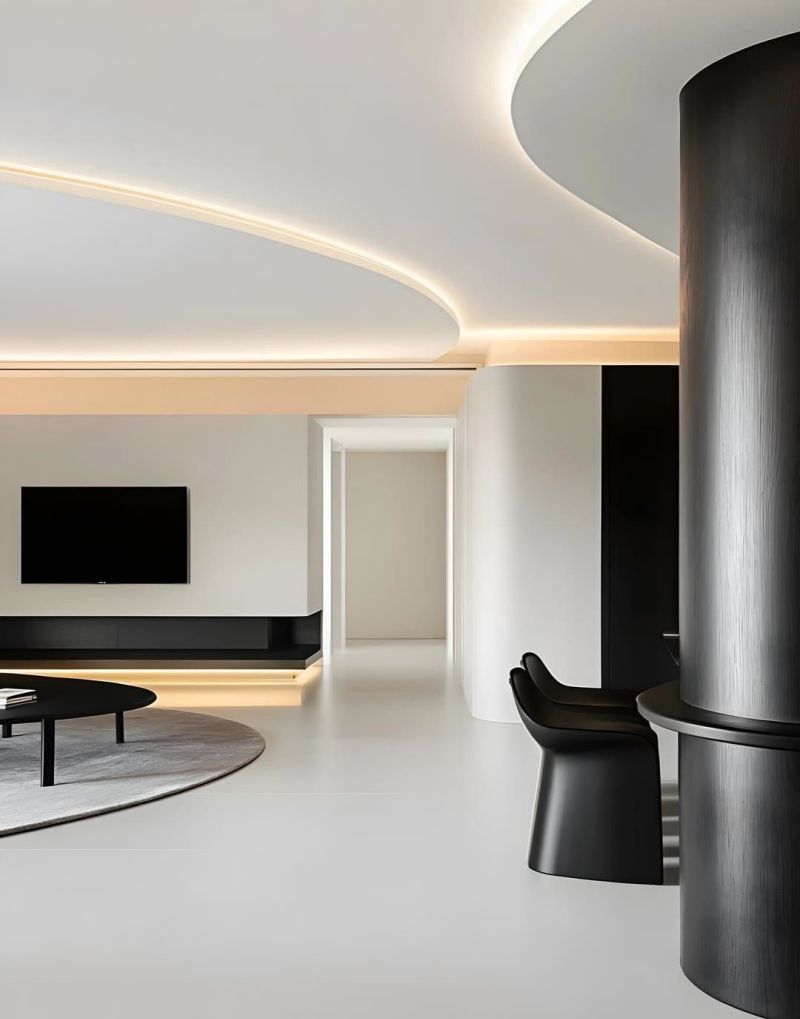 黑白极简风现代简约 - 家居知识