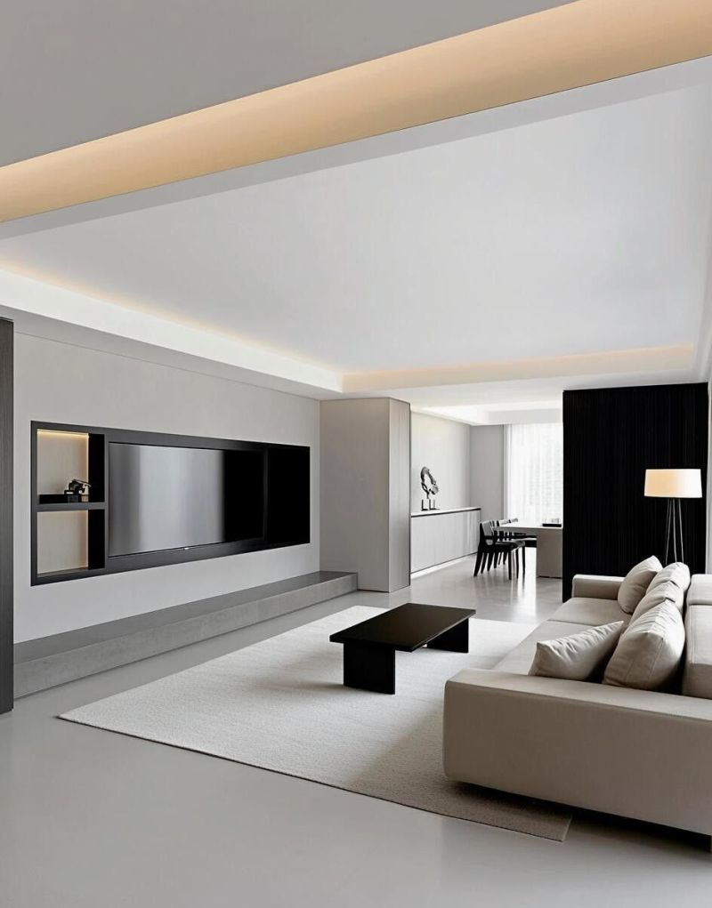 黑白极简风现代简约 - 家居知识