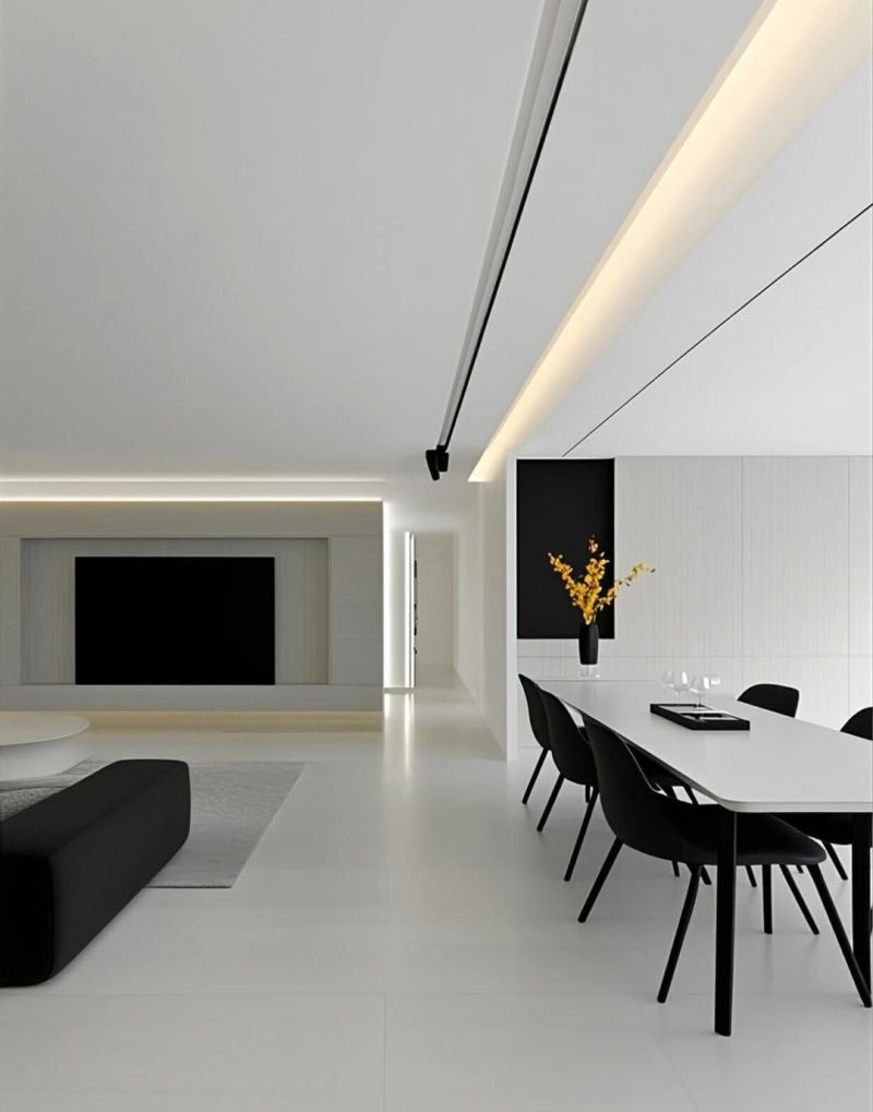黑白极简风现代简约 - 家居知识