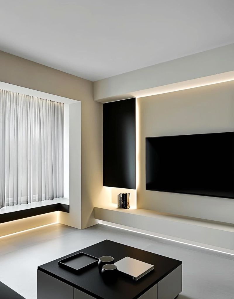 黑白极简风现代简约 - 家居知识