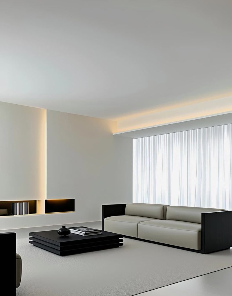 黑白极简风现代简约 - 家居知识