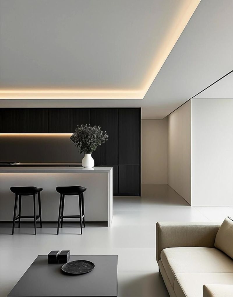 黑白极简风现代简约 - 家居知识