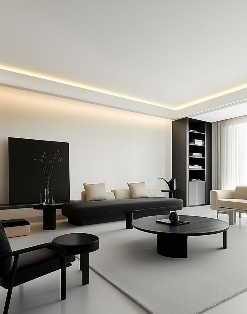 黑白极简风现代简约 - 家居知识