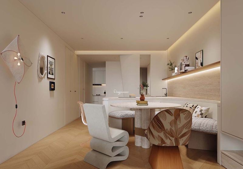 118㎡华润九悦|现代奶油，治愈系新家！ - 家居知识