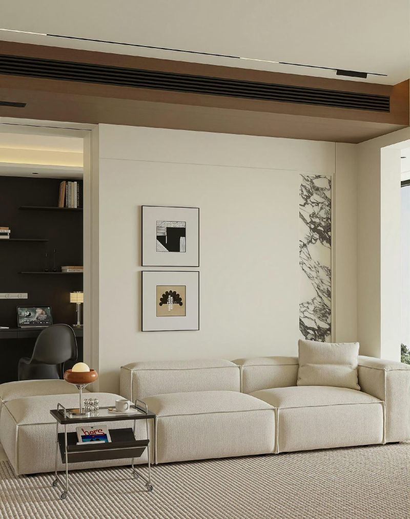 分享/奶油系的客厅，明亮简洁 - 家居知识