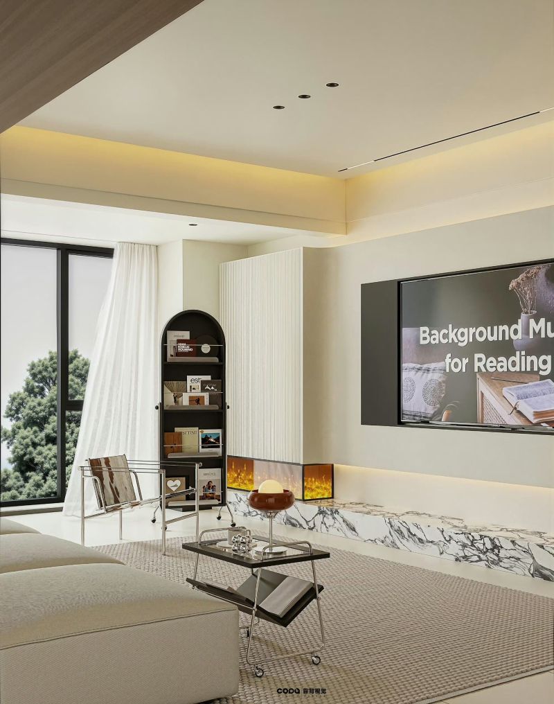 分享/奶油系的客厅，明亮简洁 - 家居知识