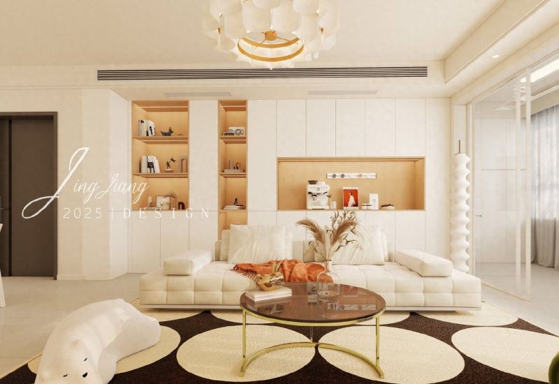 实景新作 | 哇塞！120㎡奶油风美到心巴上！ - 今日头条