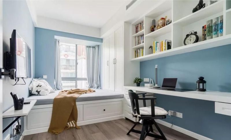 小清新的123平现代美式风三居室，轻松又舒适的家 - 家居知识