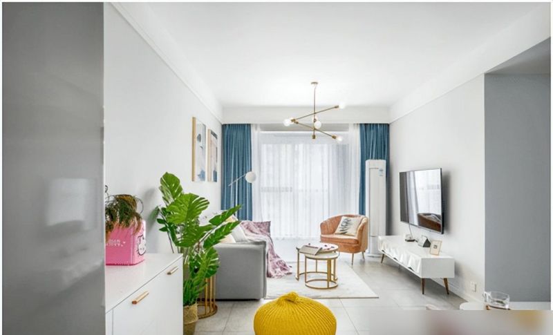 80㎡简约北欧风小户型，自在、梦幻，马卡龙配色太赞了 - 家居知识