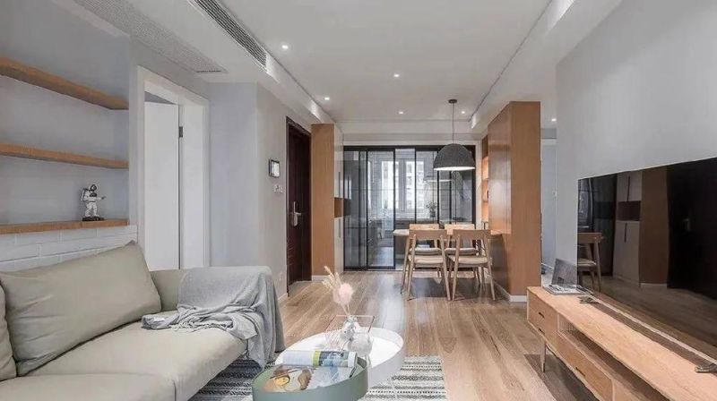 80平米的北欧风小户型，三居室的格局让人很满意，入户就被迷住了 - 家居知识