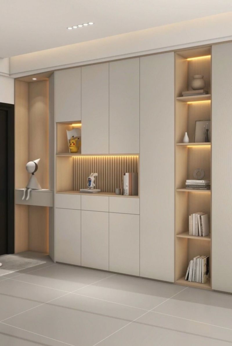 闻所未闻！进门这巴掌大的地方也能做鞋柜？看这做法颠覆我的认知 - 家居知识