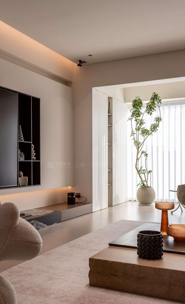 株洲装修设计：206㎡现代风格实景，呼吸每一分时光带来的温柔感 - 家居知识