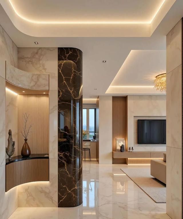 马年流行的轻奢入户玄关设计 - 家居知识