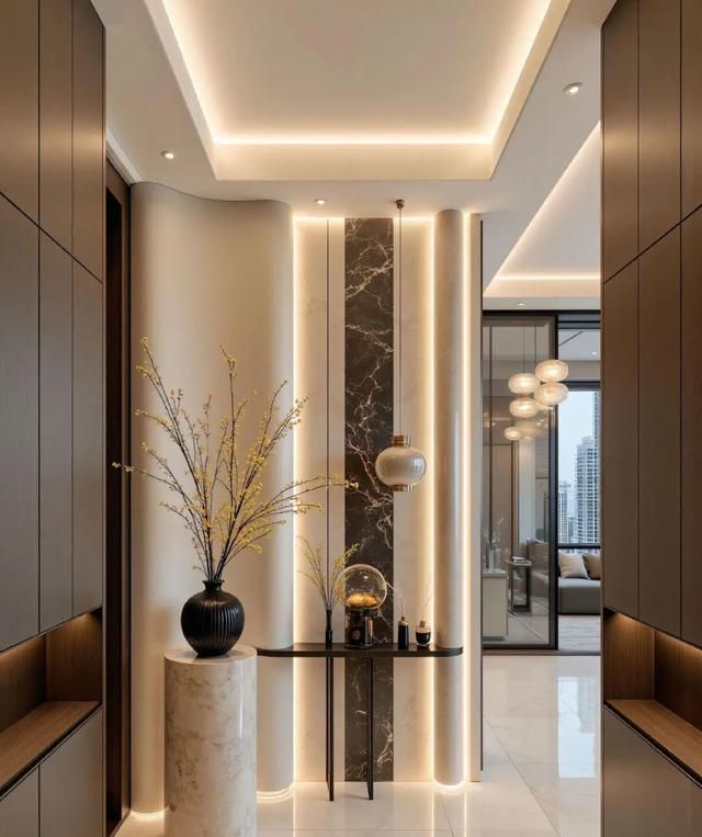 马年流行的轻奢入户玄关设计 - 家居知识