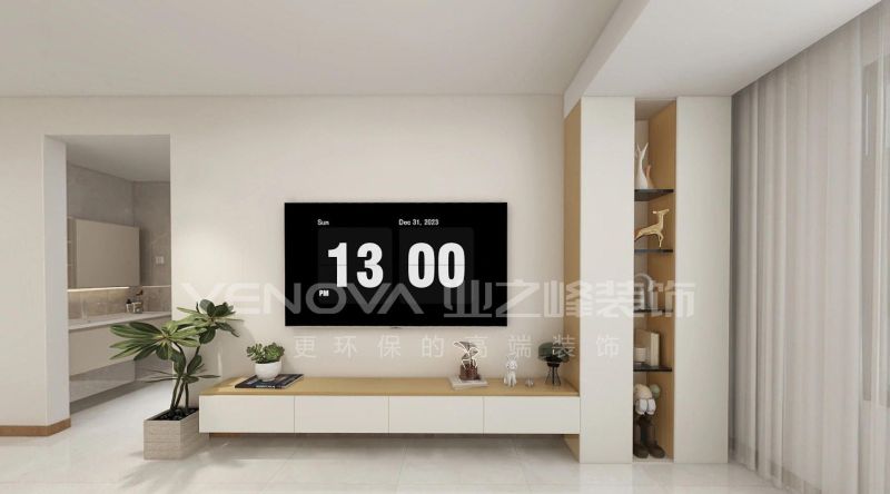 唐山南湖CBD132平方米现代原木风格装修效果案例|业之峰装饰 - 家居知识