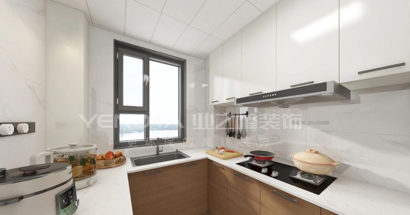 唐山南湖CBD132平方米现代原木风格装修效果案例|业之峰装饰 - 家居知识