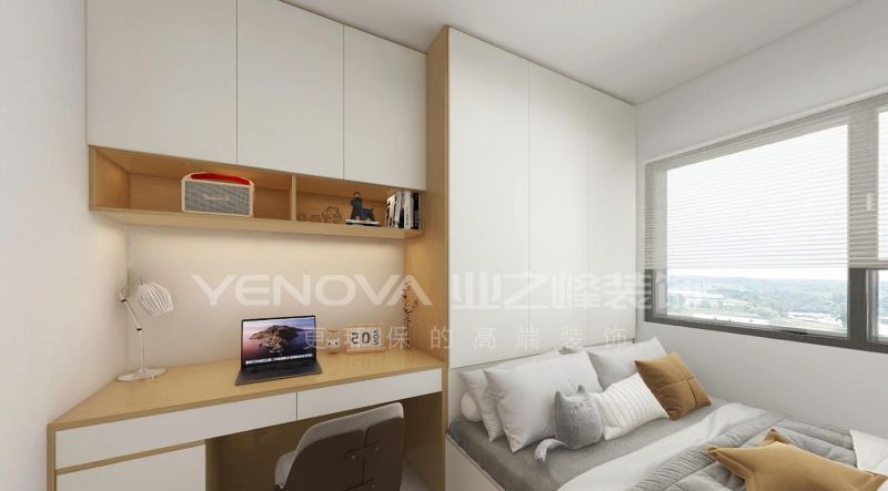 唐山南湖CBD132平方米现代原木风格装修效果案例|业之峰装饰 - 家居知识