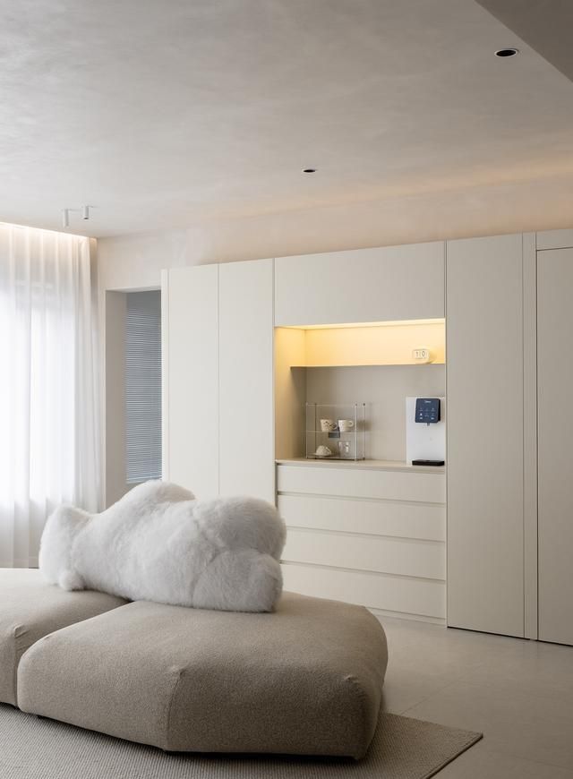 温柔的现代简约风，128平清爽自在的家 - 家居知识