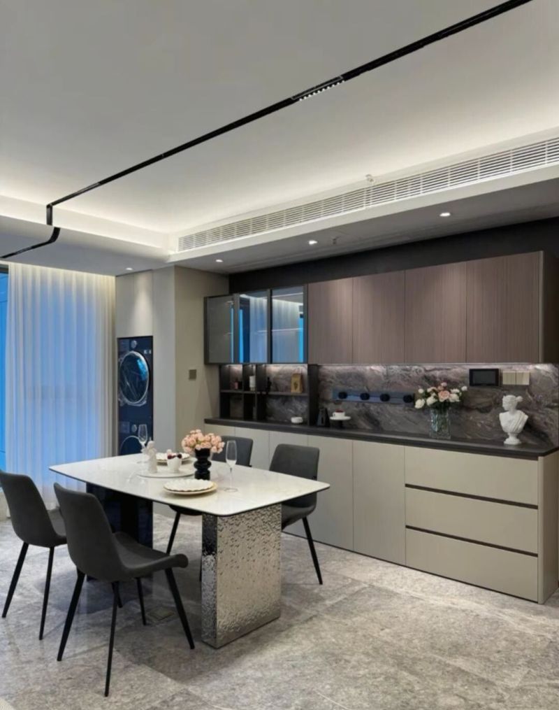 黑白灰高级感餐边柜，谁看了不迷糊 - 家居知识