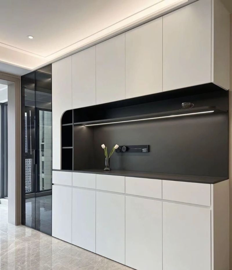 黑白灰高级感餐边柜，谁看了不迷糊 - 家居知识