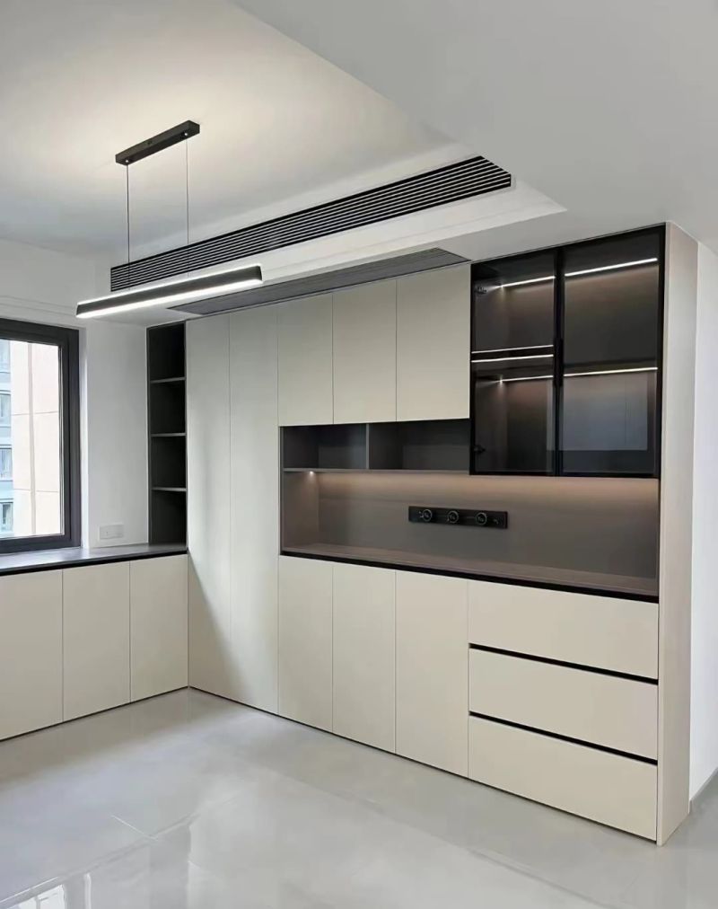 黑白灰高级感餐边柜，谁看了不迷糊 - 家居知识