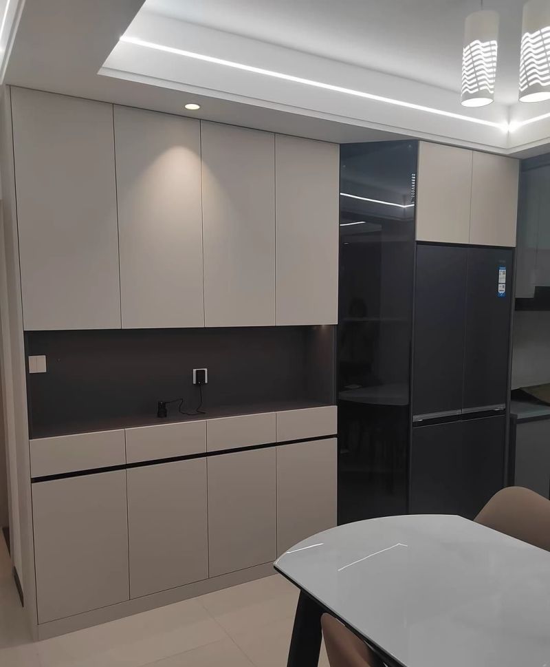 黑白灰高级感餐边柜，谁看了不迷糊 - 家居知识