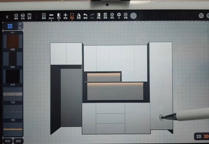 四维星内退式餐边柜｜防碰头+嵌冰箱，高级实用款 - 家居知识