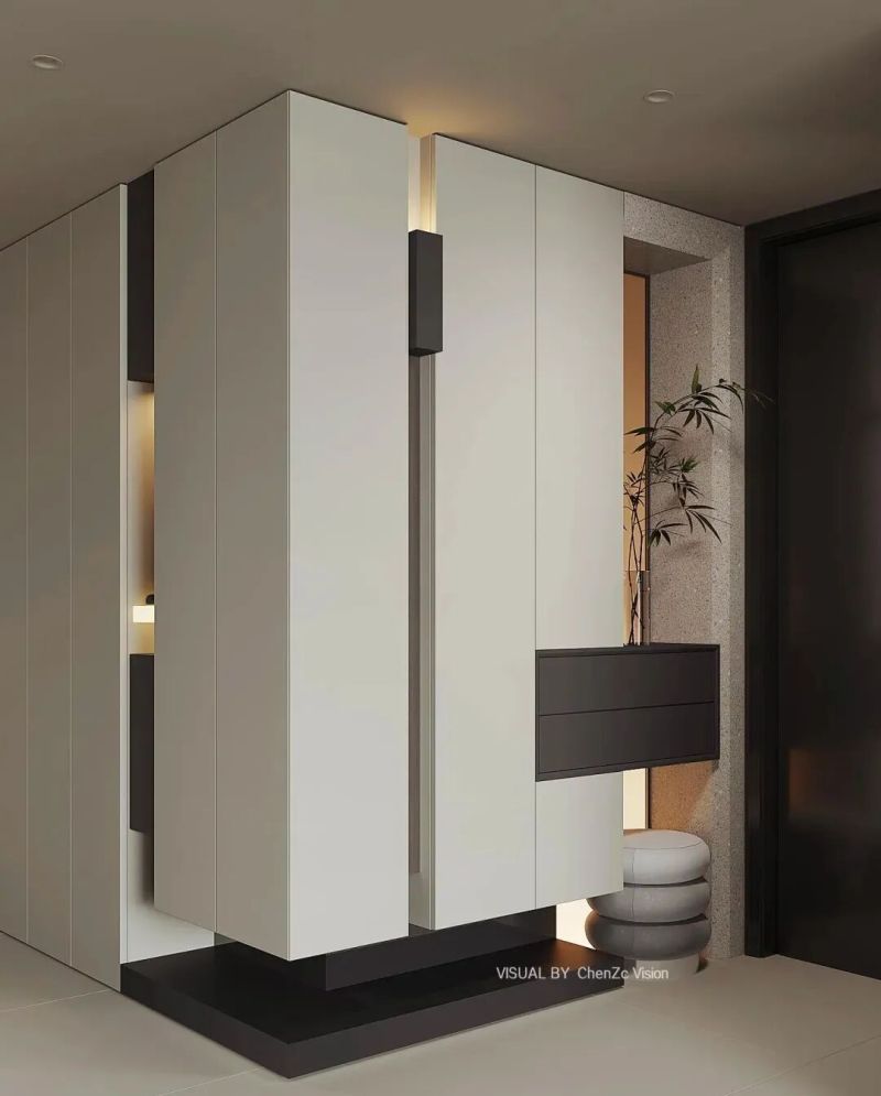 20款转角玄关柜设计，需要的自取 - 家居知识