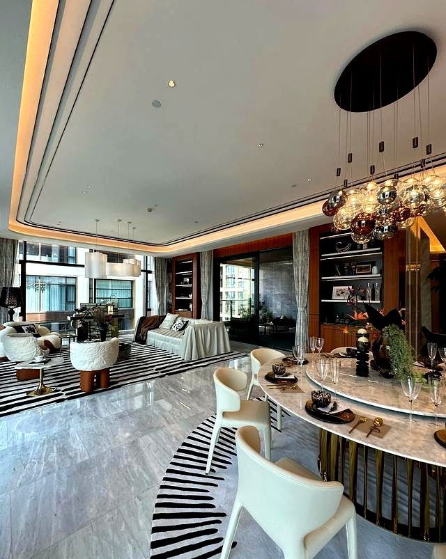 480m²轻奢风大平层，一线江景房，果然越大越好宅！ - 家居知识