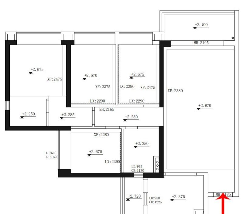 设计新作：119㎡中古风三居室，斜切柜设计，书房+衣帽间一体化，颜值与实用征服了三代人 - 家居知识