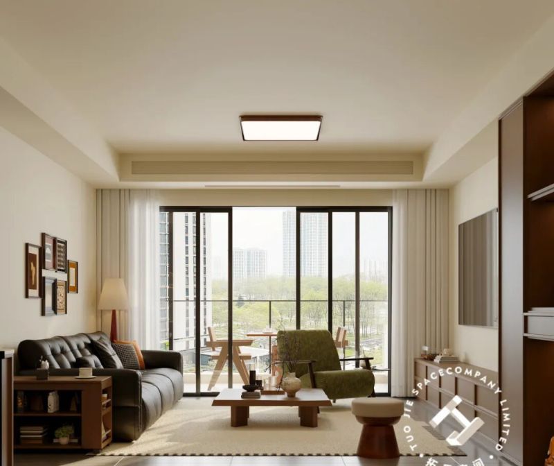 设计新作：119㎡中古风三居室，斜切柜设计，书房+衣帽间一体化，颜值与实用征服了三代人 - 家居知识