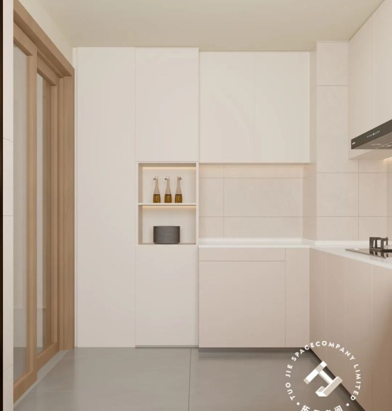 设计新作：119㎡中古风三居室，斜切柜设计，书房+衣帽间一体化，颜值与实用征服了三代人 - 家居知识