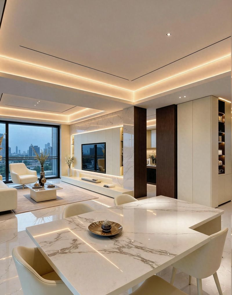 轻奢风装修，打造高端大气理想家的完美效果