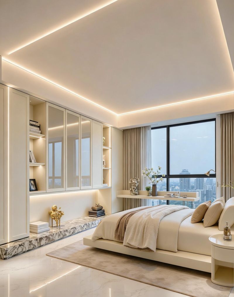 轻奢风装修打造高端大气上档次的理想家，效果出来了喜欢收藏吧。 - 家居知识