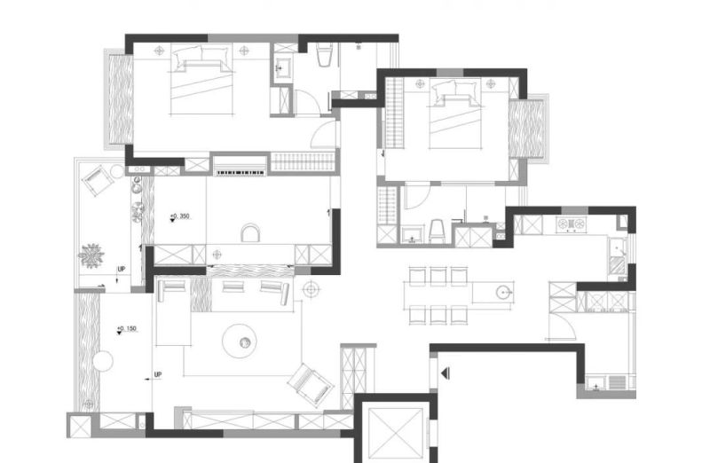 人与空间彼此感知江西南昌160㎡原木极简 - 家居知识