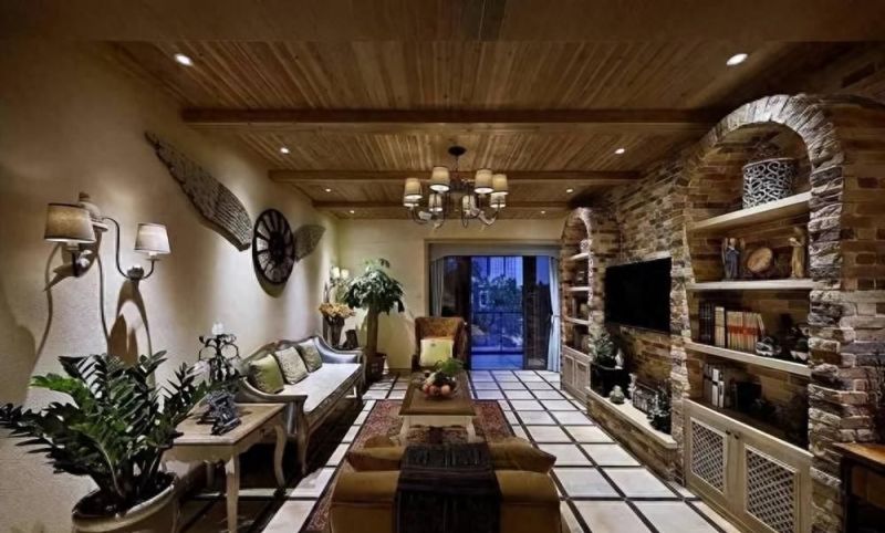 140平法式乡村混搭地中海风，梦幻衣帽间成最大亮点！