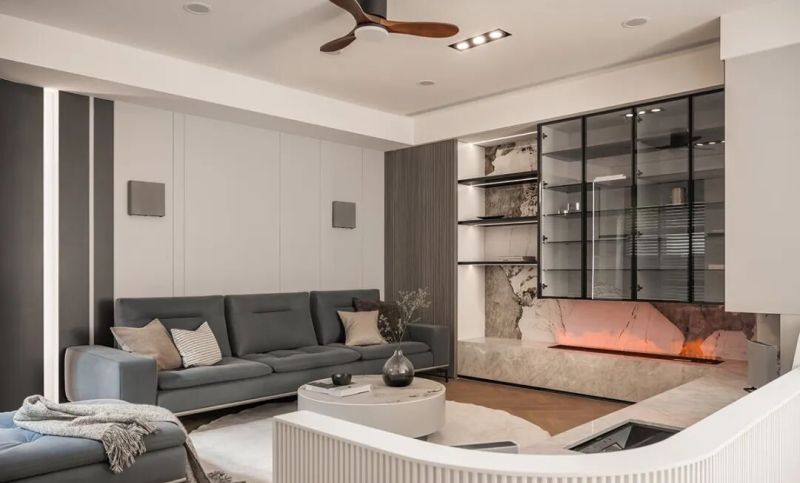 一家四口住进281㎡意式透天，浮岛设计拿捏全家松弛感 - 家居知识