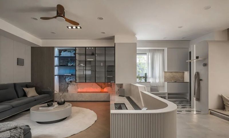 一家四口住进281㎡意式透天，浮岛设计拿捏全家松弛感 - 家居知识