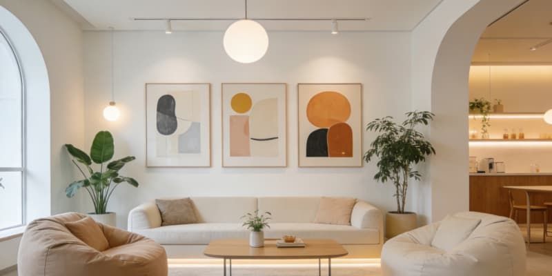 合肥2000平INS风奶油极简民宿设计，网红治愈系民宿装修效果图 - 家居知识