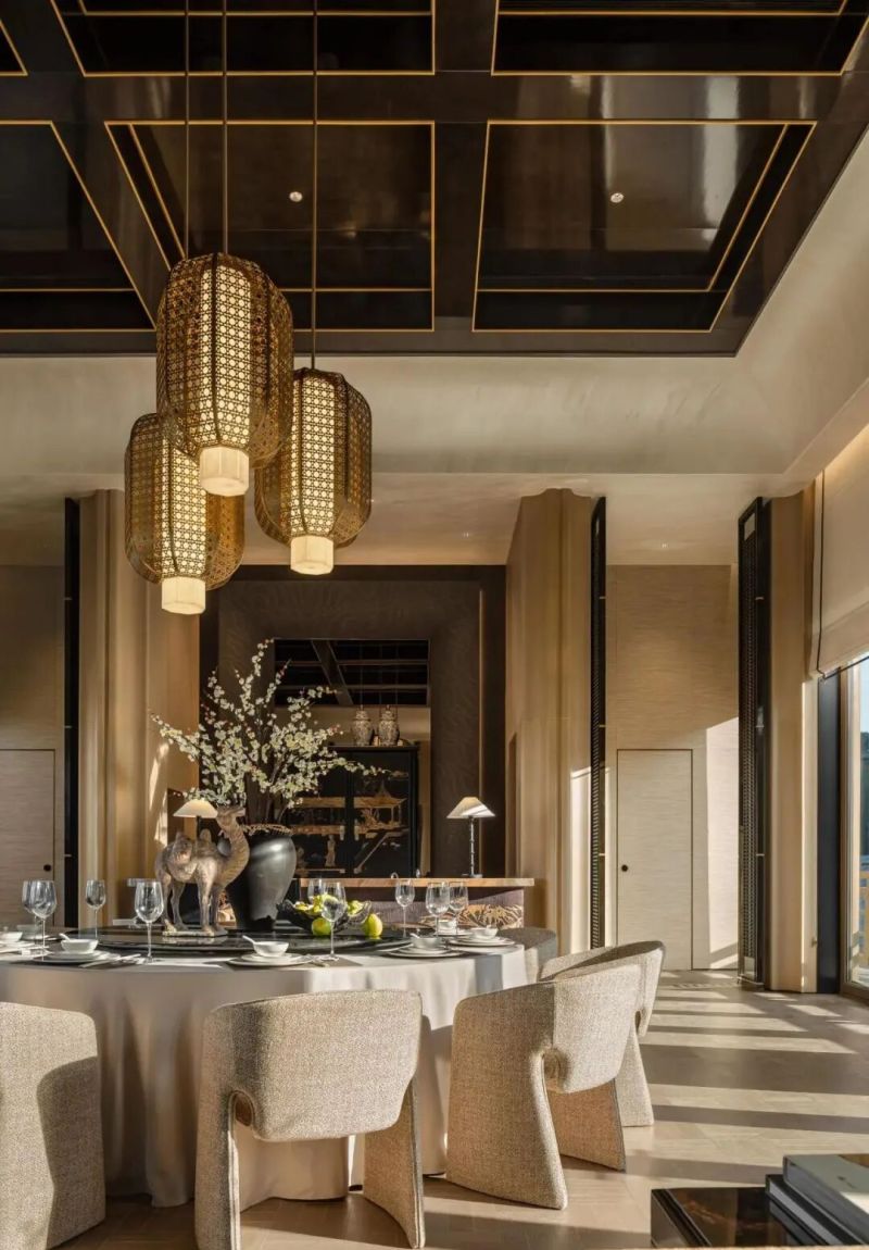 176㎡新中式美学，暖色抵万奢！ - 家居知识