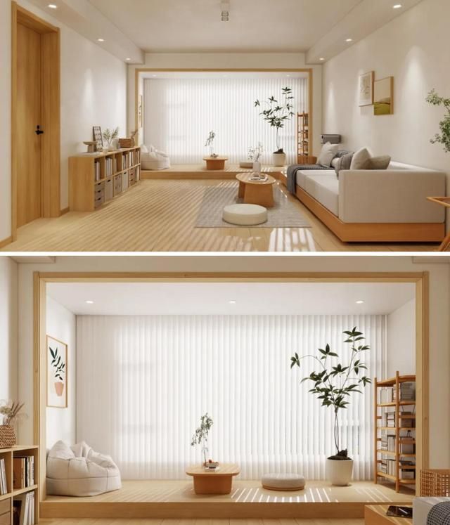 温润木纹肌理渲染下的日式原木风小居 - 家居知识