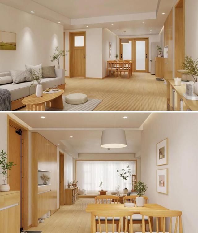 温润木纹肌理渲染下的日式原木风小居 - 家居知识