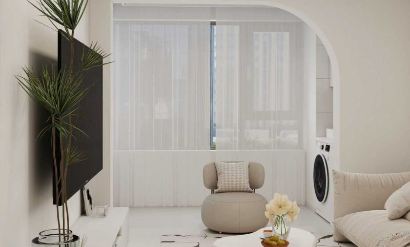 极简奶油风｜用曲线和留白，勾勒家的高级感 - 家居知识