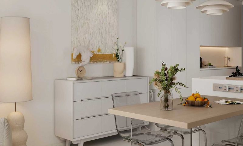 极简奶油风｜用曲线和留白，勾勒家的高级感 - 家居知识