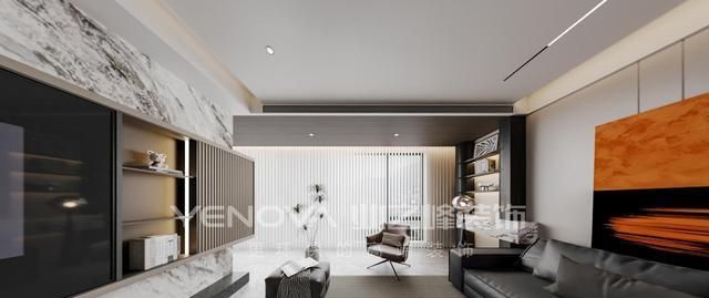 唐山天正·凤麟玺苑165平米意式极简风格装修效果案例业之峰装饰 - 家居知识